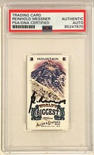 2010 Topps Allen & Ginter Reinhold Messner Everest Signed Auto Card #WB5 PSA DNA picture