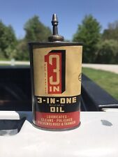 3 In One 3 Oz Lead Top Handy Oiler. Gas Oil Advertising. picture