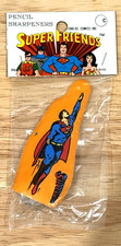 New Sealed Vtg 1980 Superman Flying DC Comics Super Friends Pencil Sharpener picture