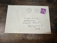 1959 First National Bank St Marys Letter Leonartown MD Signed Ephemera picture