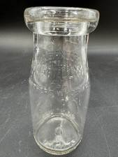 Brookfield Dairy Half Pint Milk Bottle  For Mothers Who Care  Hellertown PA picture