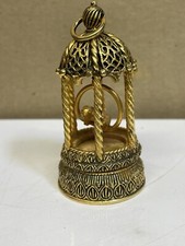 Vintage Toujours Moi Corday Bird Cage “Love Birds” Solid Creme Compact Damaged picture