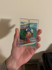 Disney Topps Chrome 2025 Sorcerers Apprentice Mickey Green Wave /99 Near Mint NM picture