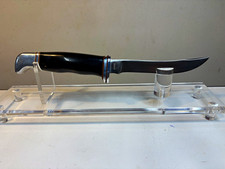 Vintage Buck 118 Fixed Blade Knife One Liner Tang Stamp (1961-1967) w/ Sheath picture