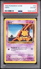 1999 Base Set Game #43 Abra EX Mint PSA 6 Pokemon picture