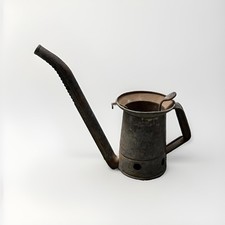Antique HUFFMAN One Quart Liquid Oil Can Dayton Ohio - Rare Petrol Collectible picture