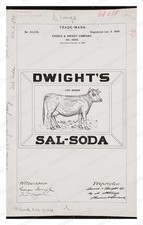 Dwight's Sal-Soda Trademark Standard Postcard COPY RPPC picture