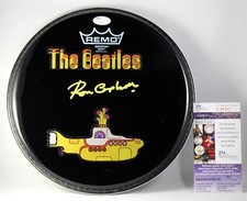 RON CAMPBELL SIGNED DRUMHEAD THE BEATLES YELLOW SUBMARINE ARTIST AUTO +JSA COA picture