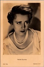Irene Dunne Classic Hollywood Actress Portrait Postcard Ross Verlag 1930s picture
