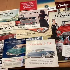 Vintage Hudson Automobile Sales Brochure Literature Lot 1950’s picture