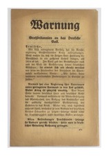 WW2 British Aerial Propaganda Leaflet. - EH.273. - 1939. - Phoney War Period. picture