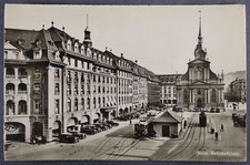 Switzerland Bern Station Square Real Photo Postcard RPPC  picture