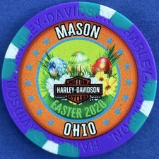 RELISTED Harley Davidson Poker Chip from Powder Keg HD in Mason, Ohio EASTER picture