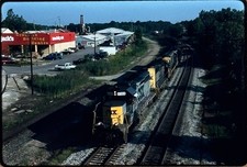 CSX Train 8364 Akron Ohio Kodachrome 35mm Slide 1997 Rick Varga Railroad picture