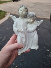Vintage Two Angels Singing Figurine - Made in Japan   picture