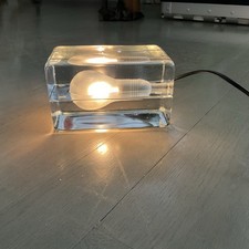 Design House Stockholm Glass Block Lamp By Harri Koskinen picture