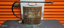 Vintage D.B. Smith Co. Indian Backpack Fire Extinguisher Pump - BRASS - EMPTY picture
