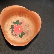 Vintage Stangl Magnolia Pattern Tri-Corner Bowl picture