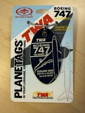 Motoart Planetags TWA Boeing 747-100 N129TW Blue 752/20000 Genuine Aviation Skin picture