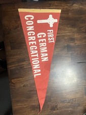 First German Congregational Pennant 12”x30” picture