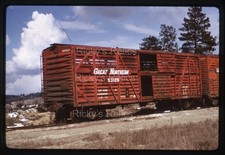Duplicate Slide GN #53129 Stock Car Great Northern 1969 Spokane WA picture