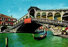 Rialto Bridge Venice Italy Postcard picture