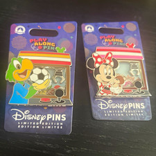 Disney Play Along Limited Edition Arcade Minnie Mouse Pin Set picture