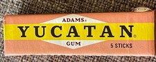 Vintage 1960’s ADAMS YUCATÁN GUM Sealed Pack NOS Mint Condition picture