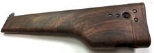 WWII GERMAN BELGIAN BROWNING HIGH POWERED 9MM PISTOL WOODEN HOLSTER picture