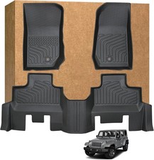 Floor Mats for Jeep Wrangler JK Unlimited 4 Door 2007-2013 (Not for JL 4XE)6 picture