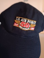 USAF 50TH ANNIVERSARY 1947 1997 US AIR FORCE CAP HAT BALL HAT ONE SIZE  picture