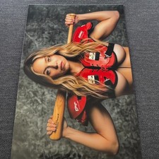SYDNEY SWEENEY 4x6 in. Glossy Photo Print - Celebrity Actress Sports Baseball picture