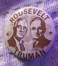 Franklin D. Roosevelt Harry Truman (1968 Kleenex) 1.5