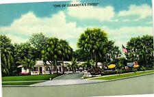 Vintage Postcard- Paradise Court, Sarasota, FL. picture