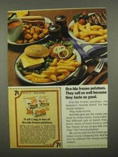 1975 Ore-Ida Frozen Potatoes Ad - Taste so Good picture