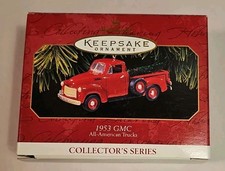 1997 Hallmark 1953 GMC Stepside All American Trucks #3 Keepsake Ornament NEW HTF picture