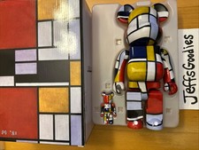 Medicom Be@rbrick Piet Mondrian 400% and 100% set graffiti bearbrick picture