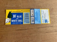 JNF Blue + White Ball Ticket Jewish National Fund Greening The Negev 1982 Vtg picture