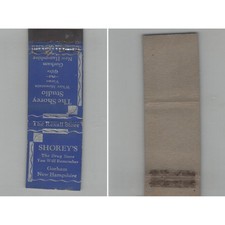 Matchbook Cover Shorey's Drug Store Gorham NH picture