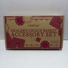 Longaberger Dealer's Choice Basket ACCESSORY SET ~ Used picture