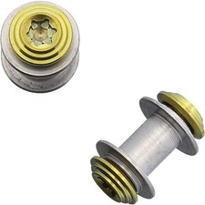 Flytanium Bugout & Mini Axis Lock Bar Replacement Gold Titanium/Steel FLY-1086G picture