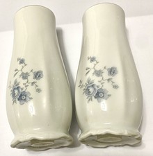 Johann Haviland Bavaria Germany Blue Garland Porcelain Salt & Pepper Shaker Set picture