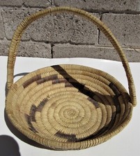 VINTAGE PAPAGO BASKET with DOUBLE HANDLE picture