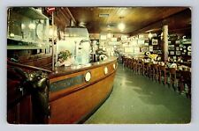 Portland OR-Oregon, The Oyster Bar, Unique Ship Models, Vintage Postcard picture