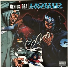 GZA SIGNED LIQUID SWORDS VINYL LP WU TANG CLAN GENIUS RARE HIP HOP - BECKETT COA picture