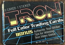 1981 TRON TRADING CARD PACK~TRON MOVIE - (1) DONRUSS Factory Sealed Pack picture