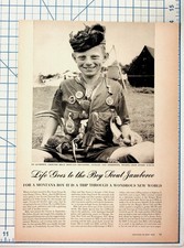 1950 Boy Scout Jamboree Life Magazine Article Smirnoff Ad Ephemera picture