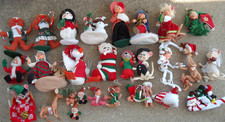 Huge Vintage Annalee Christmas Lot MUST SEE Please Look at all photos picture