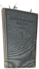 Early European History Hutton Webster 1917 Hardcover First Edition D C Heath picture