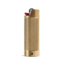 Brass Gold Sleeve Case for BIC Lighter picture